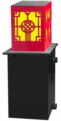 एसएस 304 हाइड्रोलिक retractable bollards सुरक्षा स्वचालित इलेक्ट्रिक बढ़ते पहुंच नियंत्रण