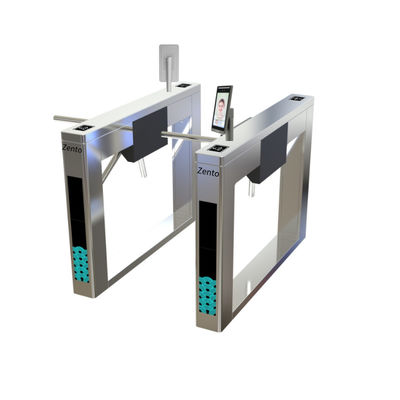 OEM/ODM Slim Profile Swing Gate Turnstile with Face Recognition RFID Card Access Control 1 Million Swings Life