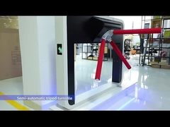 DC12V AC18V निर्माण स्थल सुरक्षा टर्नस्टाइल ट्राइपॉड टर्नस्टाइल गेट 1s