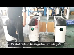 चौड़ाई 600 मिमी उच्च सुरक्षा किंडरगार्टन स्विंग बैरियर 1200*200*900 मिमी