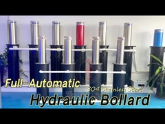 सुरक्षा के लिए खींचने योग्य हाइड्रोलिक बढ़ते बोलार्ड बढ़ते ऊंचाई 600mm-1200mm मोटाई 6mm