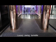 304एसएस पैदल यात्री स्विंग टर्नस्टाइल गेट पैसेज चौड़ाई 550 मिमी