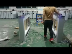 बाहरी यातायात काउंटर 220V स्विंग टर्नस्टाइल गेट बायोमेट्रिक प्रमाणीकरण