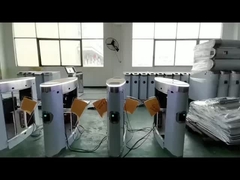 रस्टप्रूफ प्रबंधन द्वि-दिशात्मक फ्लैप बैरियर टर्नस्टाइल OEM ODM