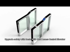 ZT-948 पैदल यात्री प्रवेश गति लेन टर्नस्टाइल गेट और लिफ्ट नियंत्रण लिंकेज समाधान